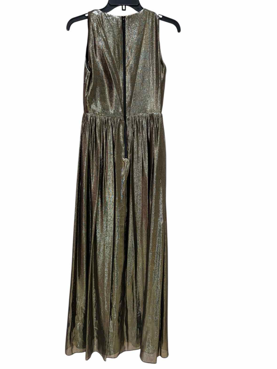 alice + olivia metallic gold Size 2 Formal