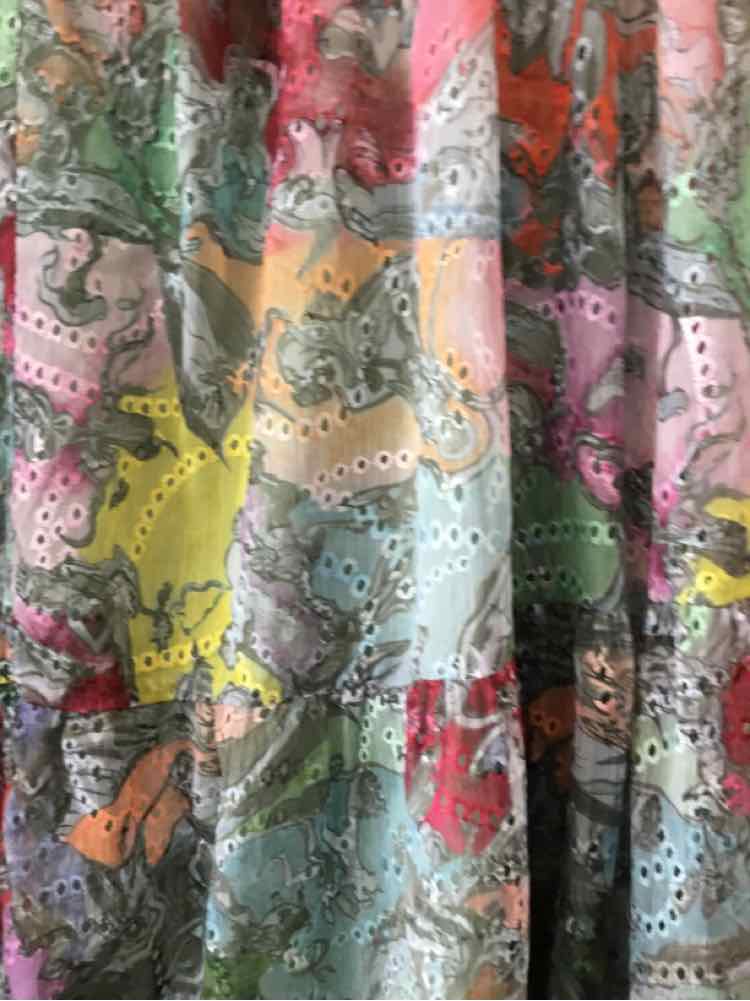 alice + olivia Green multi Size 2 Skirt