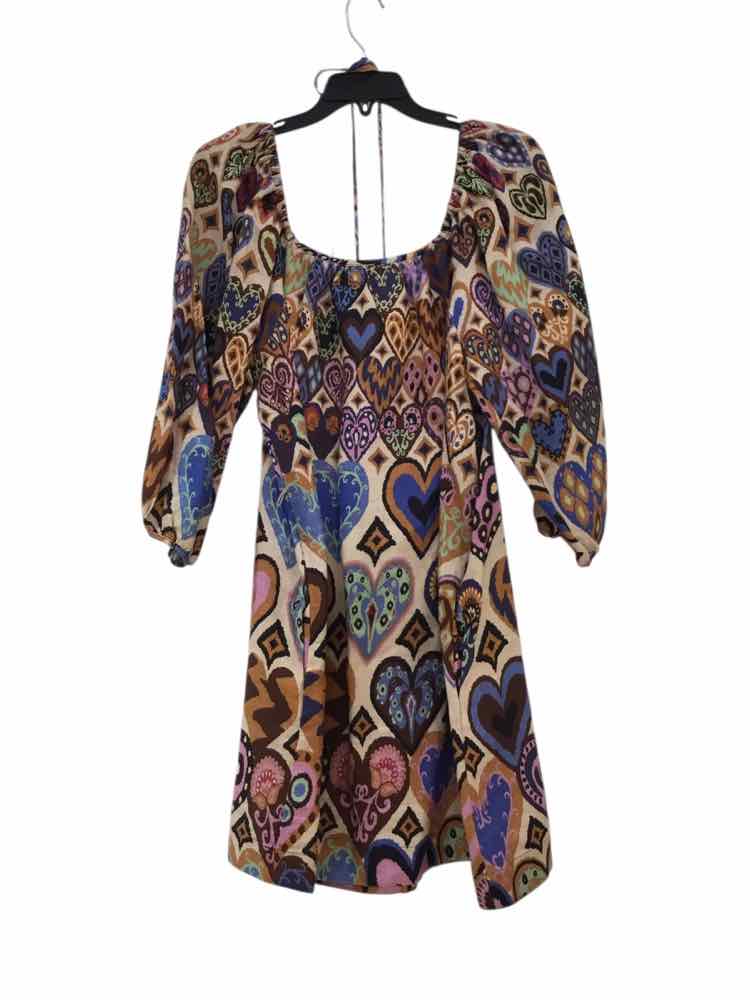 farm rio Beige Multi Size L Dress