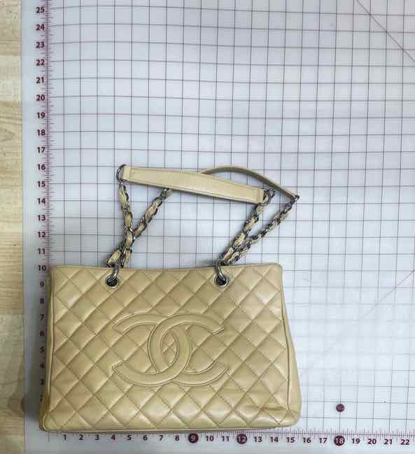 Chanel Grand Shopping Tote Beige Handbag