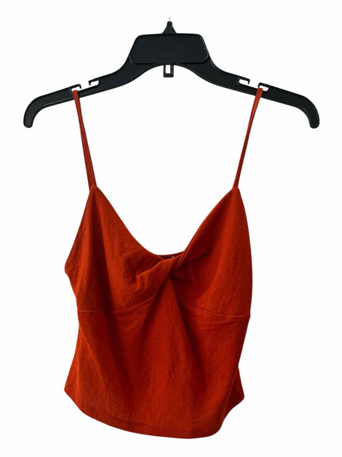 Zara Burnt Orange Size S Tank Top