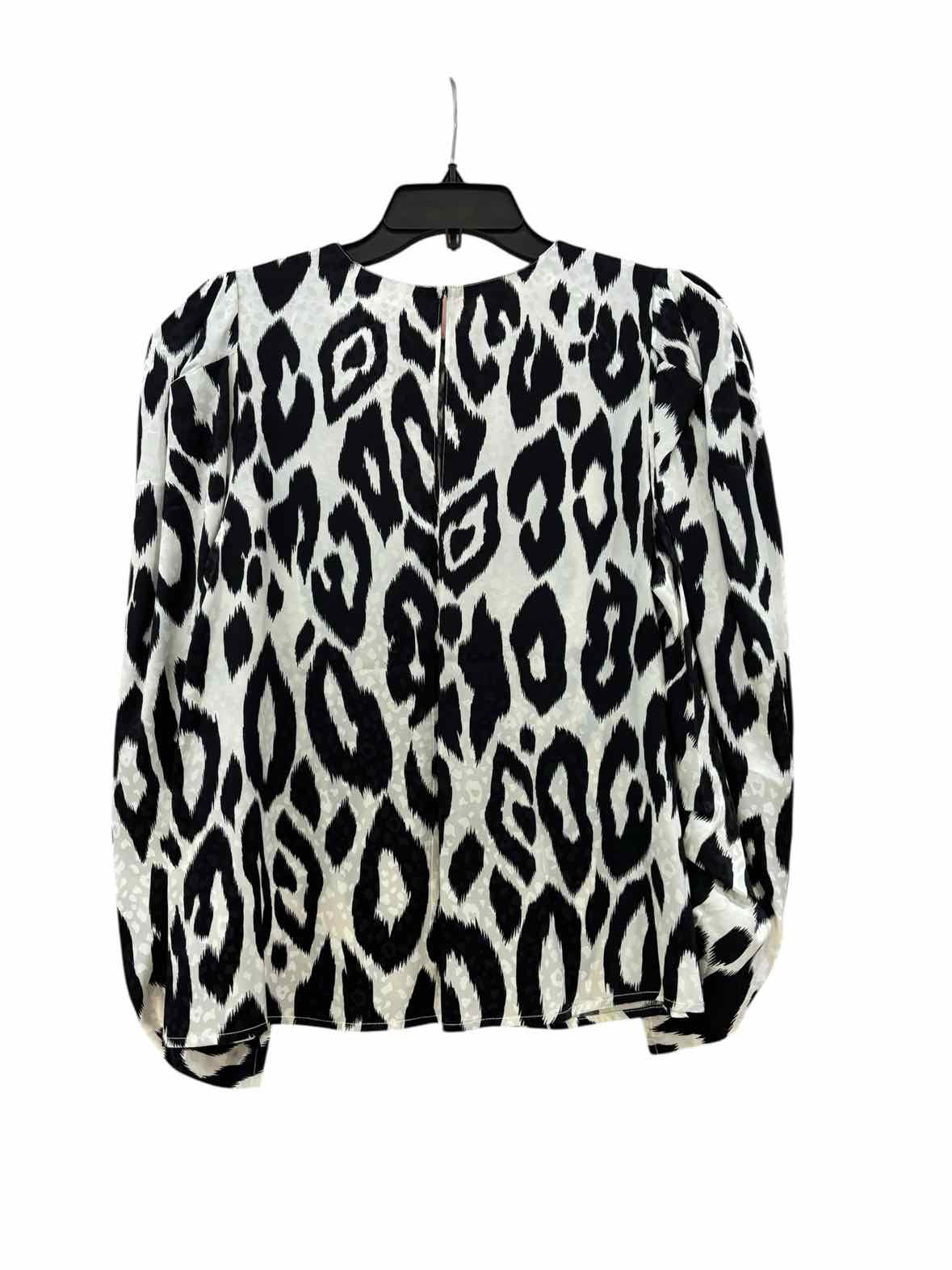 Ronny Kobo Black/White Size M Blouse
