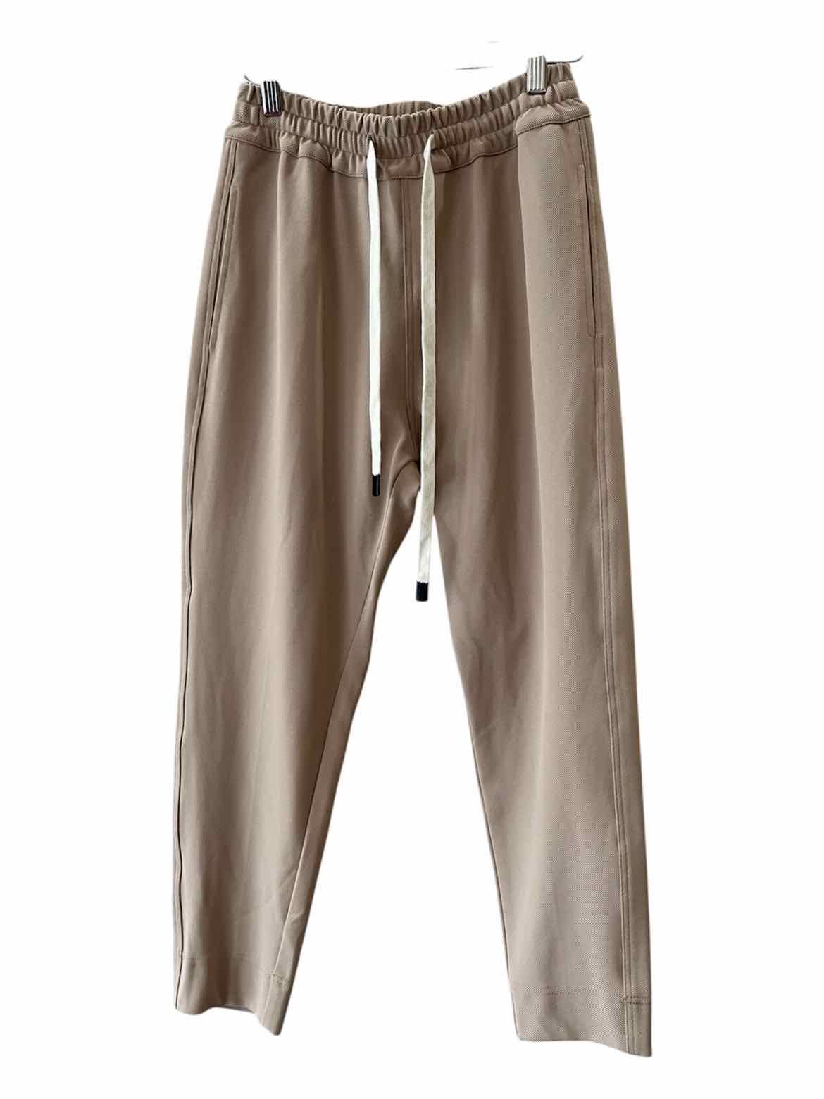 Bassike Beige and White Size 0 Pants