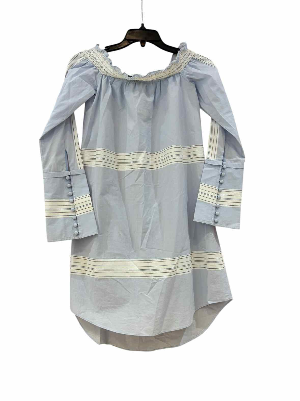 Derek Lam 10 Crosby Baby blue and white Size 2 Dress