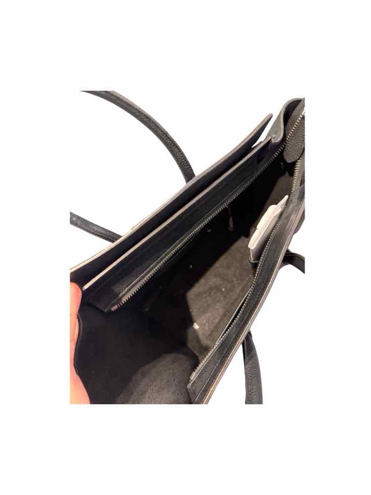 Celine Micro Luggage Black Handbag