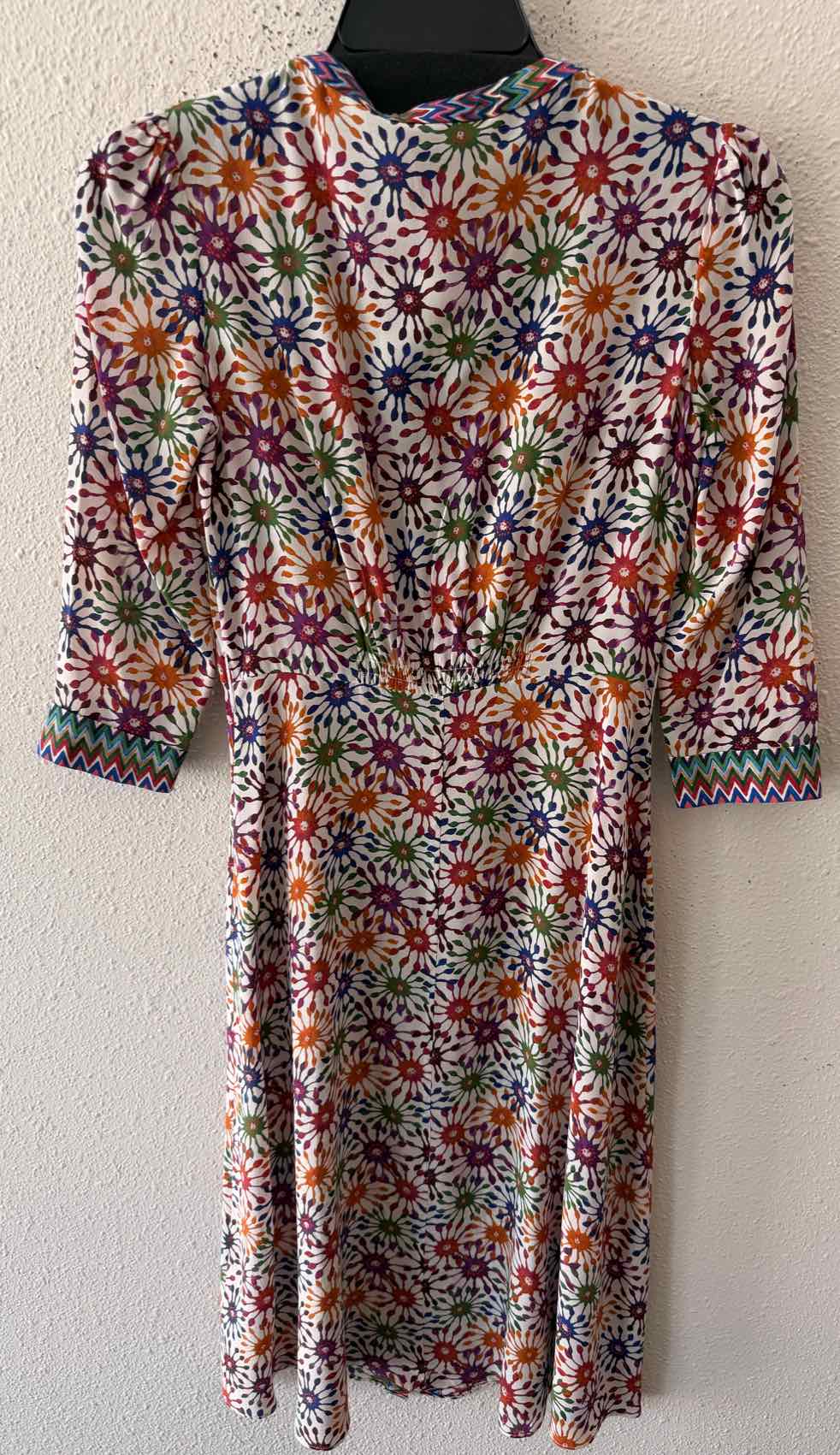 Saloni White Multi Size 2 Dress