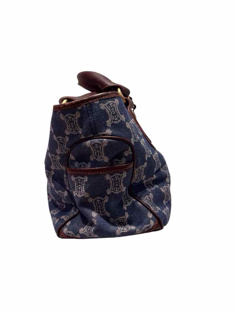Celine Boogie Bag Denim Handbag