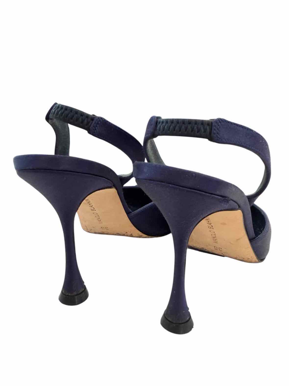 Manolo Blahnik Navy Size 36 Shoes