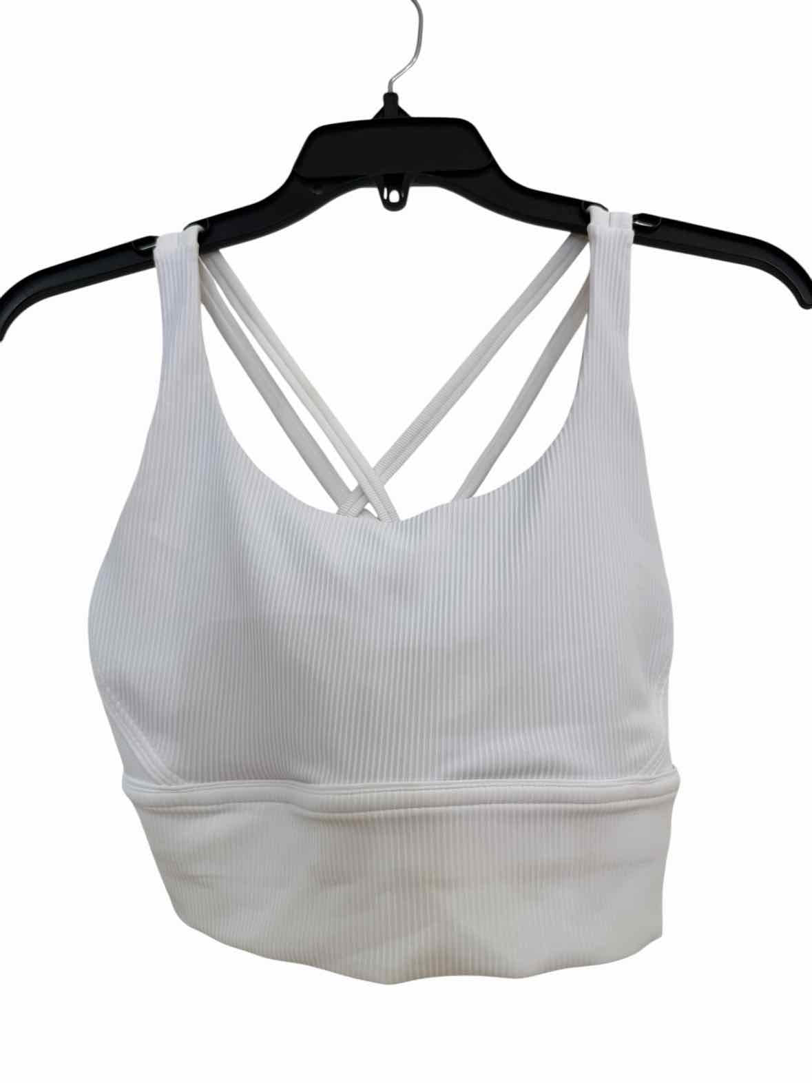 Lululemon White Size 8 Bra