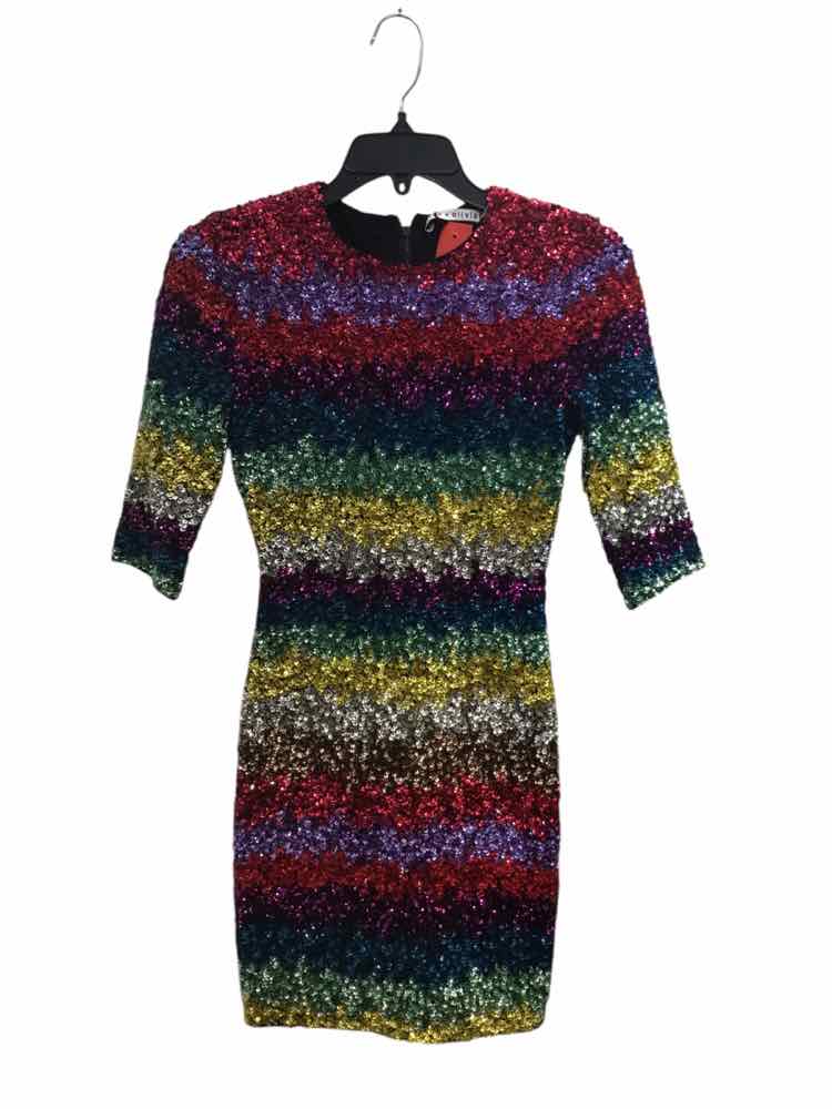 alice + olivia Rainbow Size 0 Dress