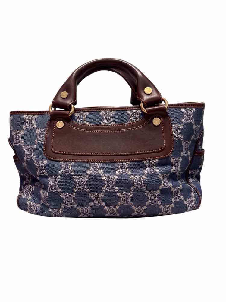 Celine Boogie Bag Denim Handbag
