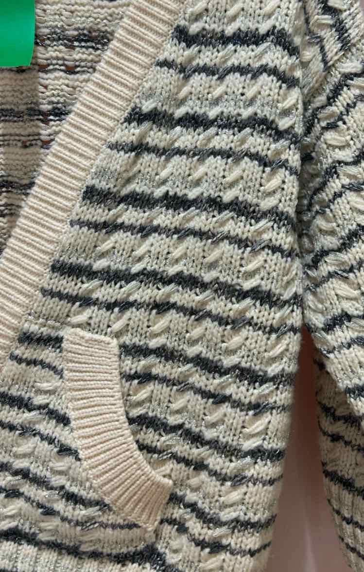 st john white and gray Size P Cardigan