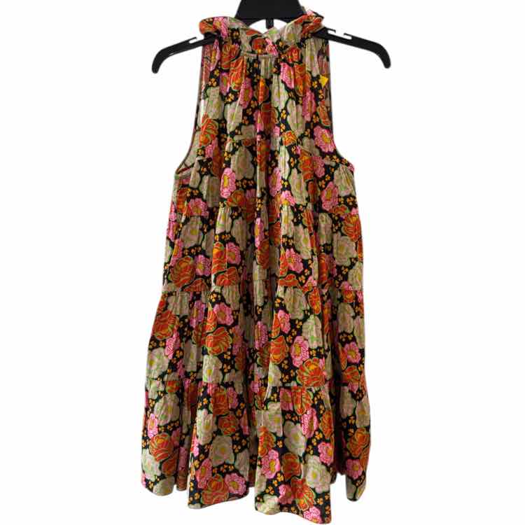 Rhode Black Multi Size S Dress