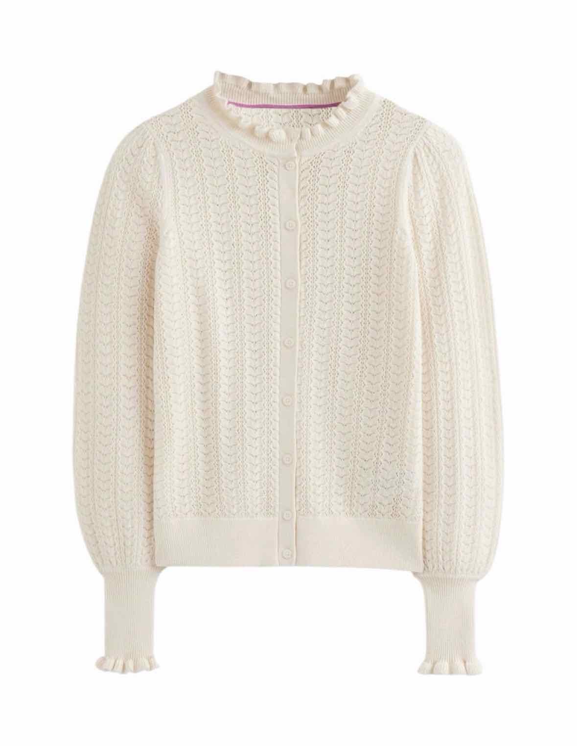 Boden Cream Size S Sweater