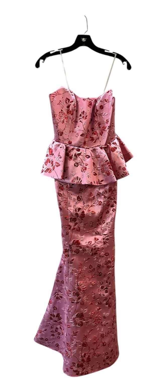 Marchesa Notte Pink and Red Size 4 Dress