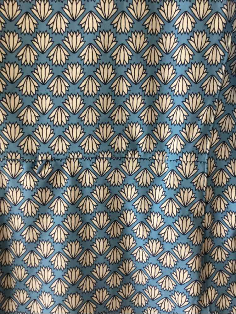 Sigrid Olsen Blue and White Size L Shirt