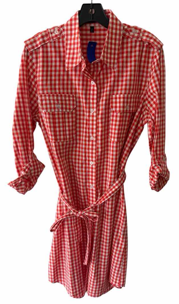 Its A Shirt... Red and white Size L Dress