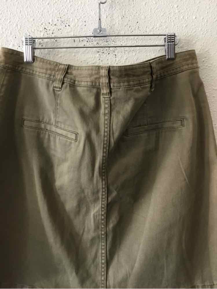 Pilcro Olive Green Size 10 Skirt