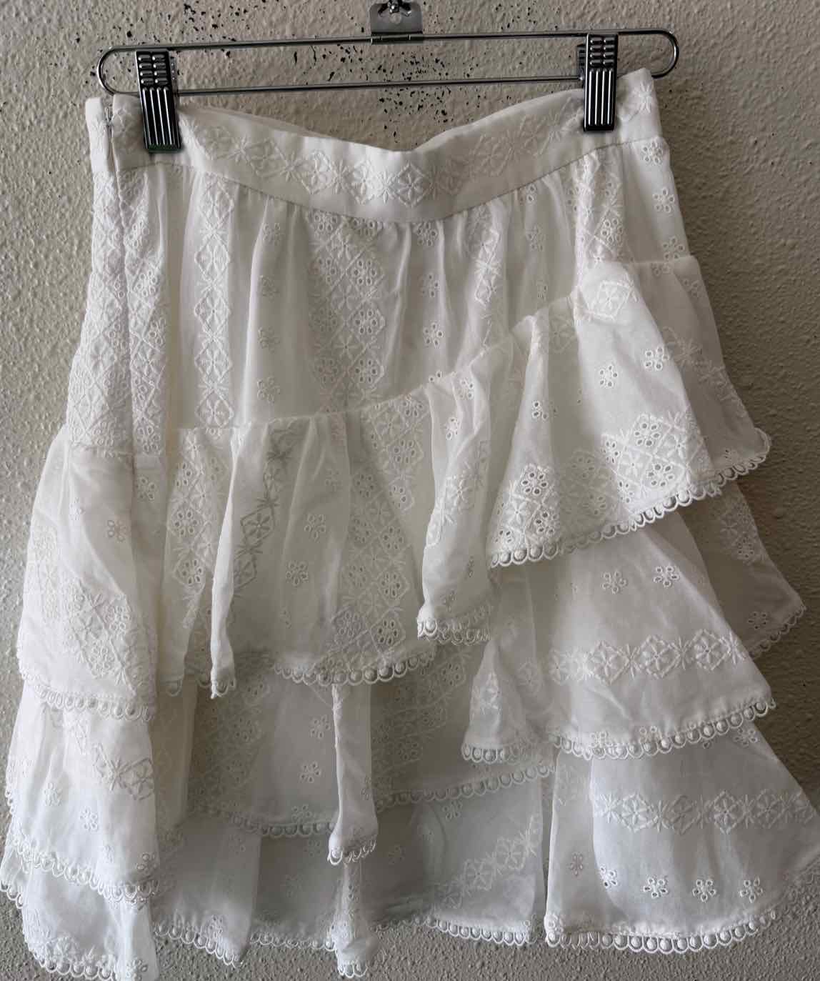 Pearl by Lela Rose Ivory Size 00 Skirt