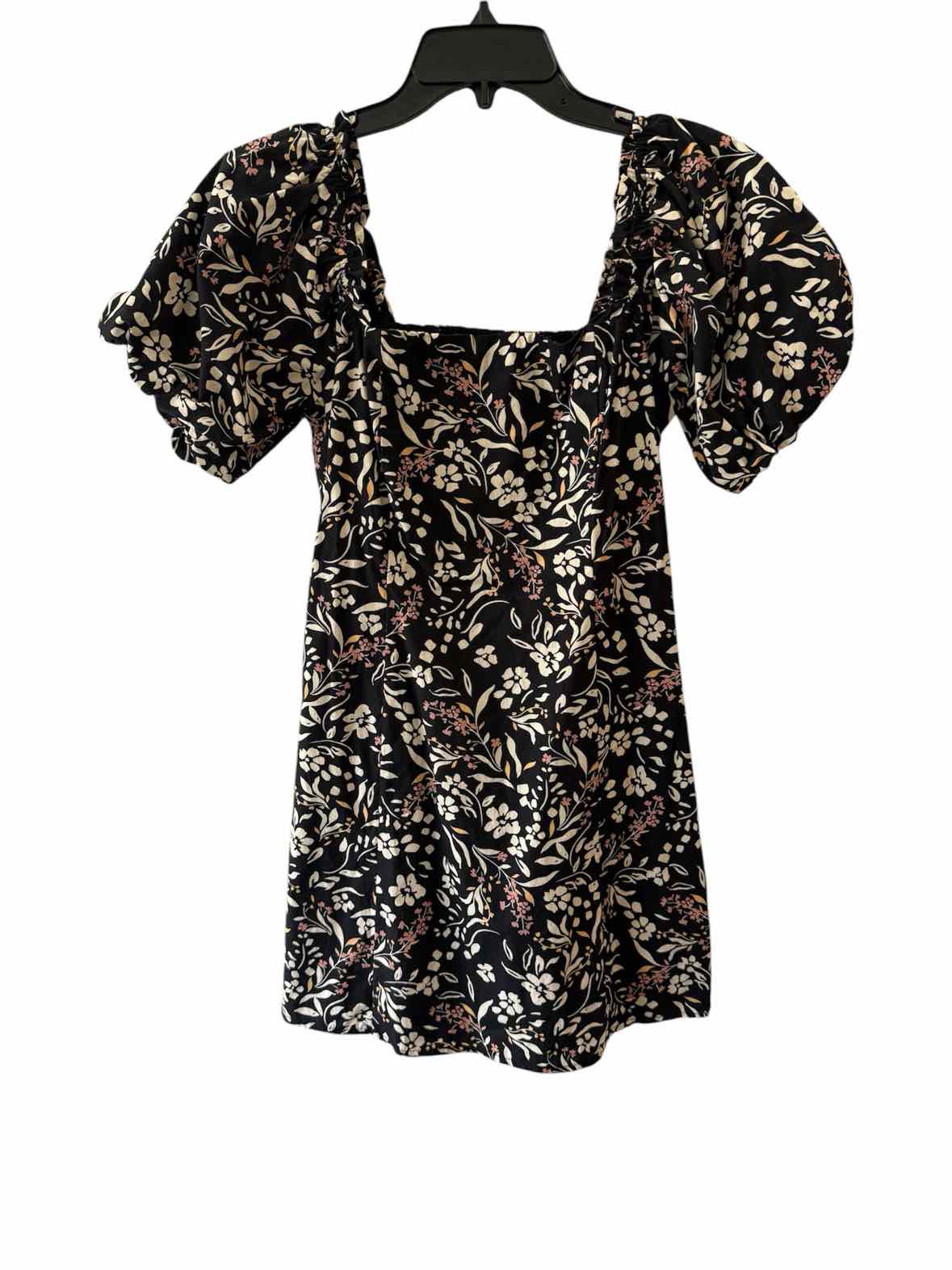 LOST + WANDER Black Multi Size S Dress