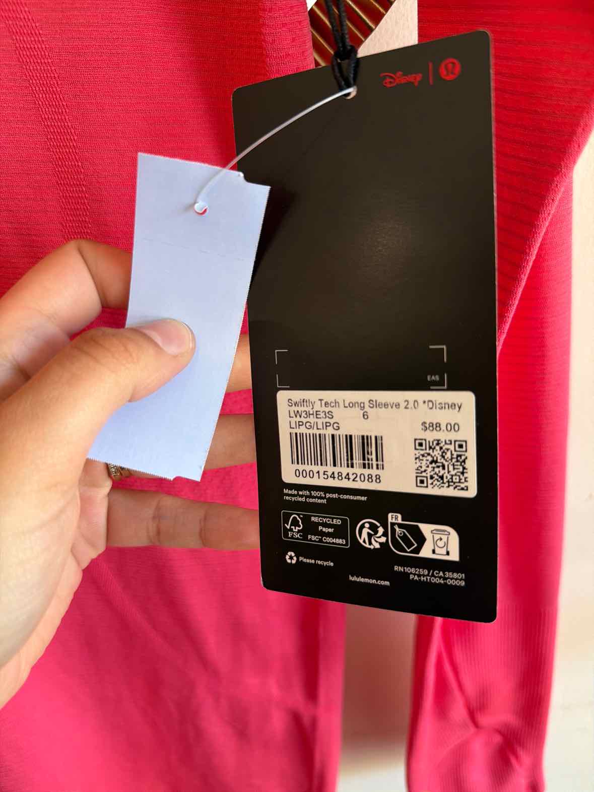 Lululemon watermelon Size 6 Shirt