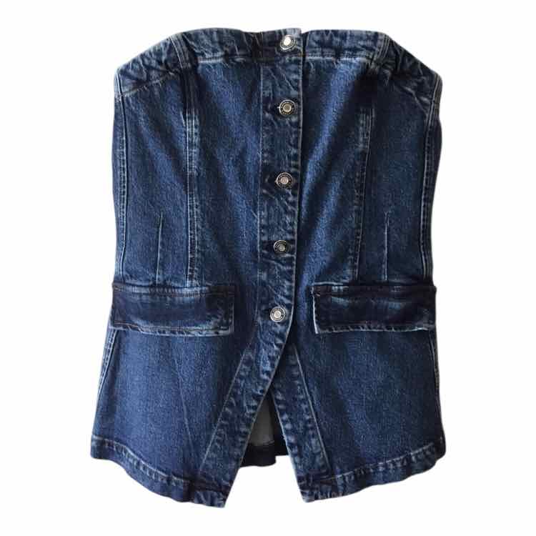 Favorite Daughter Dark Wash Size 6 Bustier