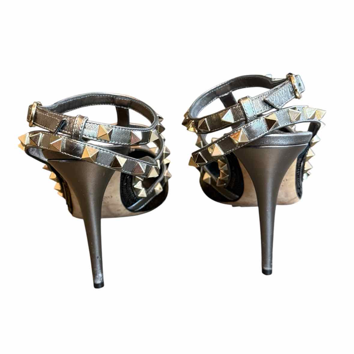 Valentino Garavani Black Multi Size 39 Shoes