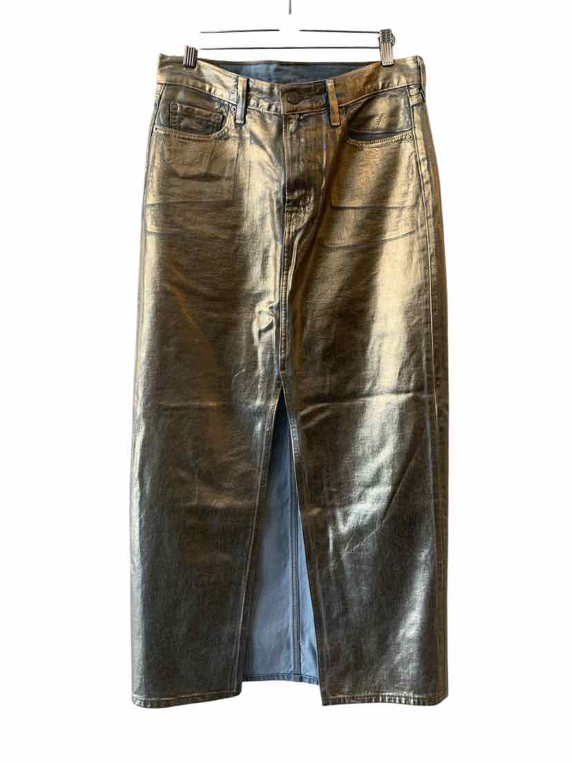 Levi Strauss & Co metallic gold Size 28 Skirt
