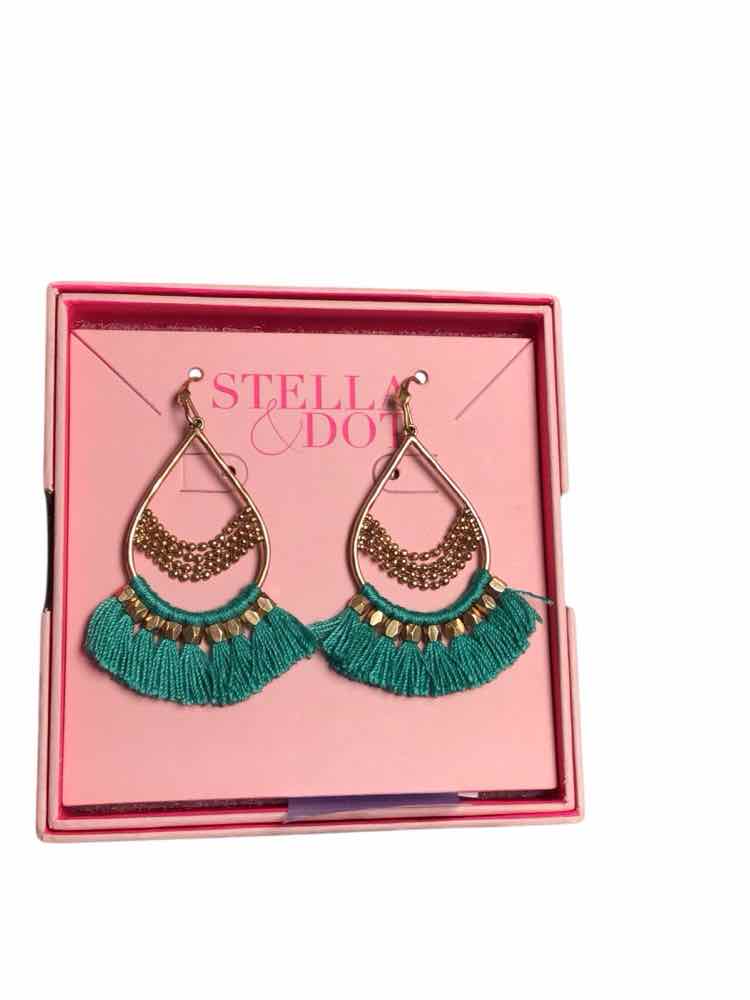 Stella & Dot Gold and Teal Jewelry