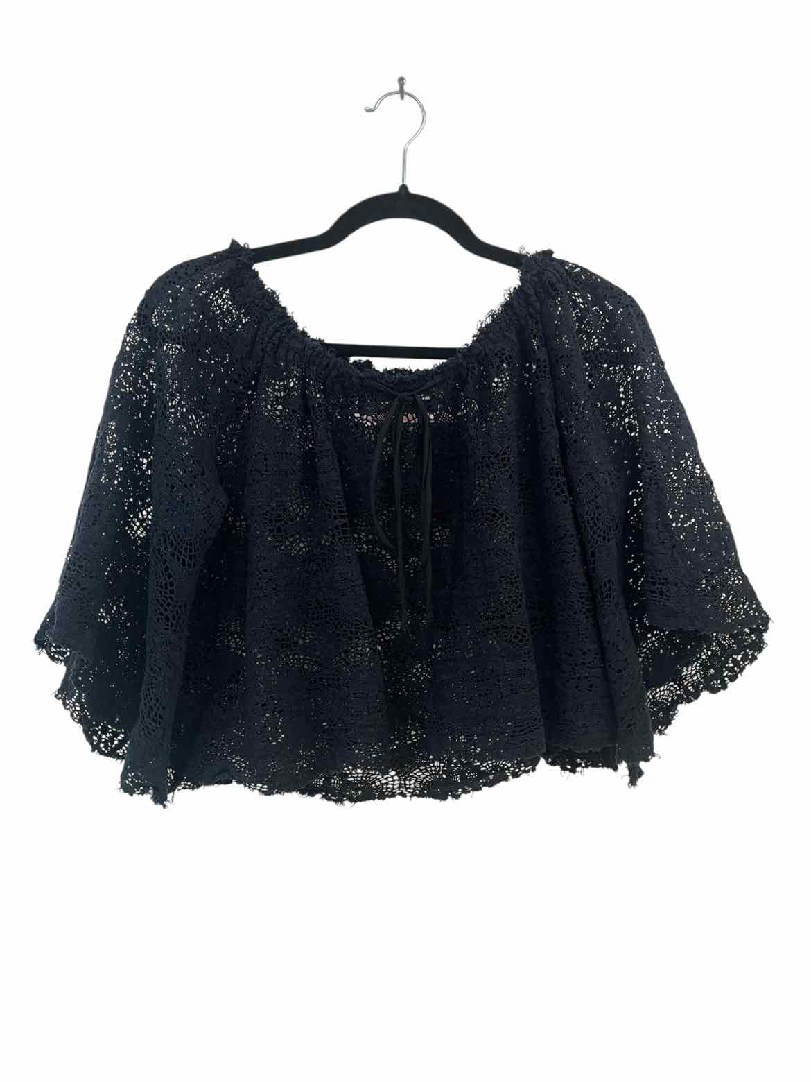 Love Shack Fancy Black Size 0 Blouse
