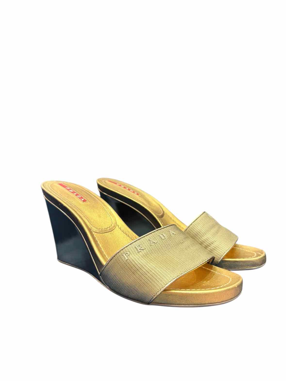 Prada Gold Size 38 Shoes