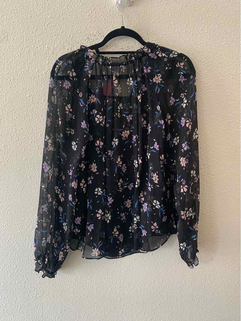 Veronica Beard Black Multi Size 8 Shirt
