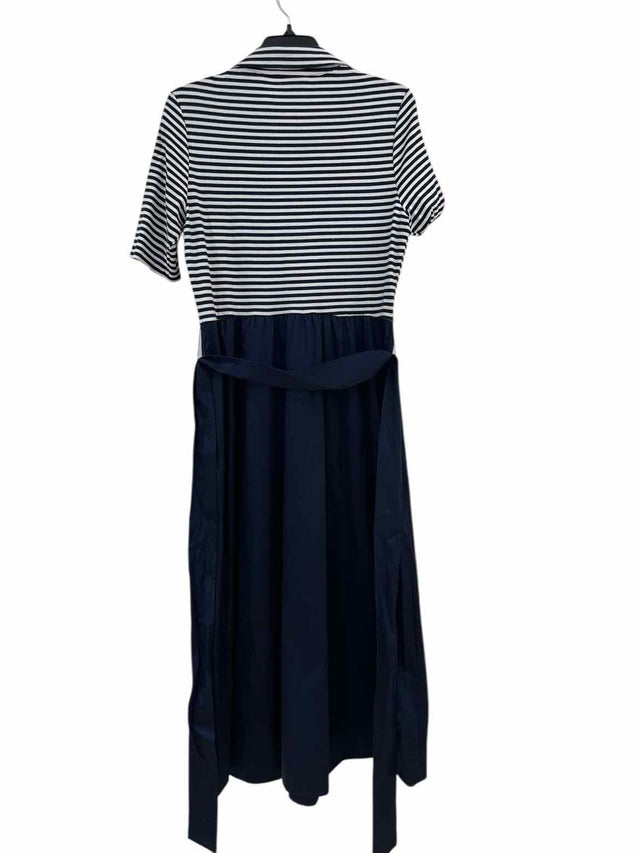 Boden Navy and White Size 10 Dress