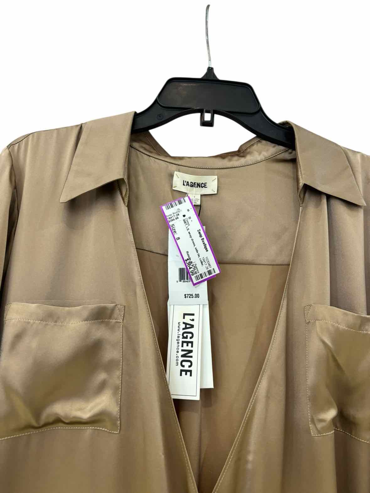 L'Agence Gold Size 8 Dress