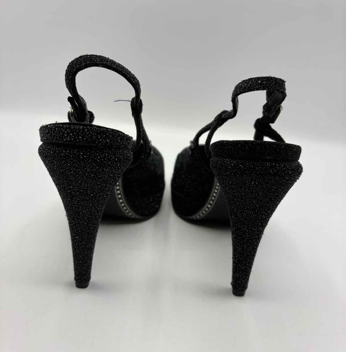 Chanel Black and Grey Size 38 Shoes