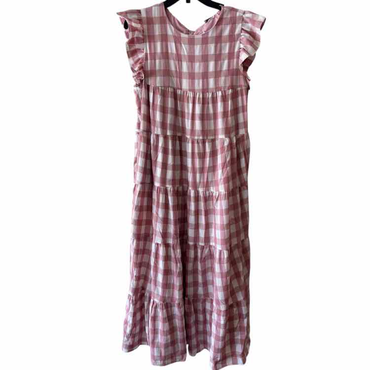 English Factory Pink and White Size M Dress