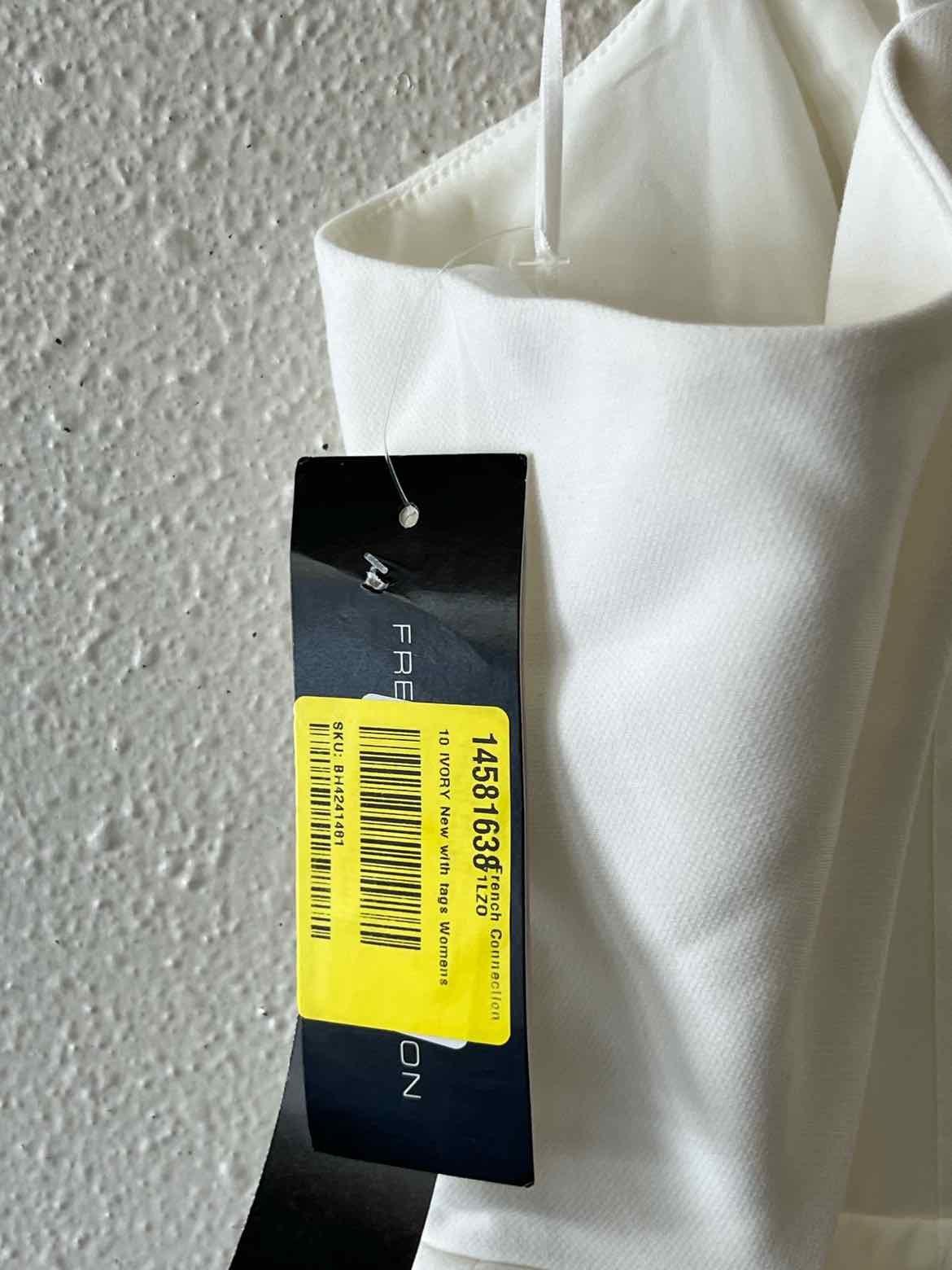 French Connection White Size 10 Dress