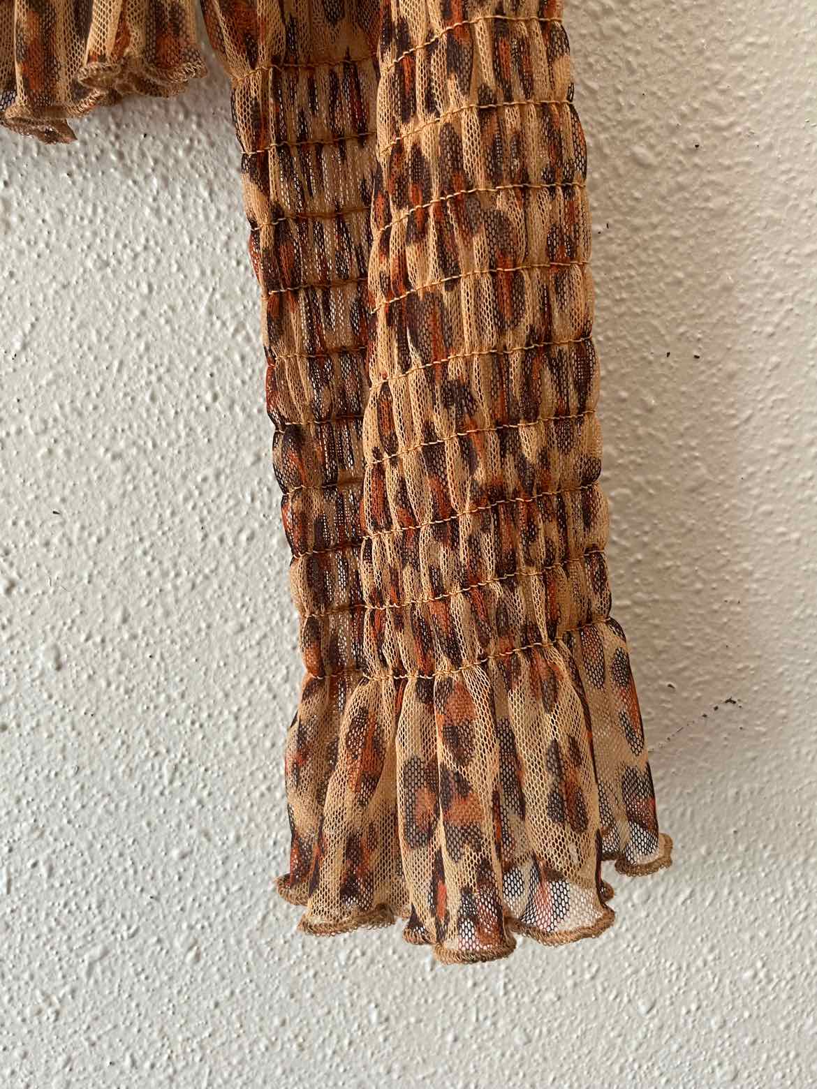 Free People tan and brown Size M Shirt