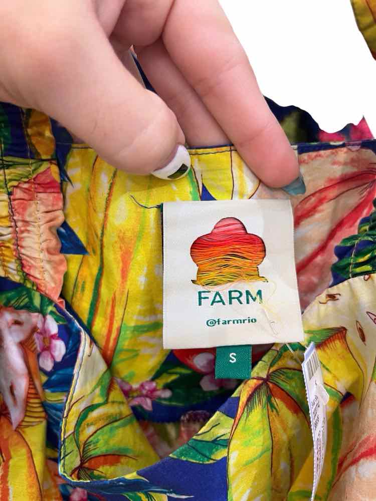 farm rio Yellow Multi Size S Dress
