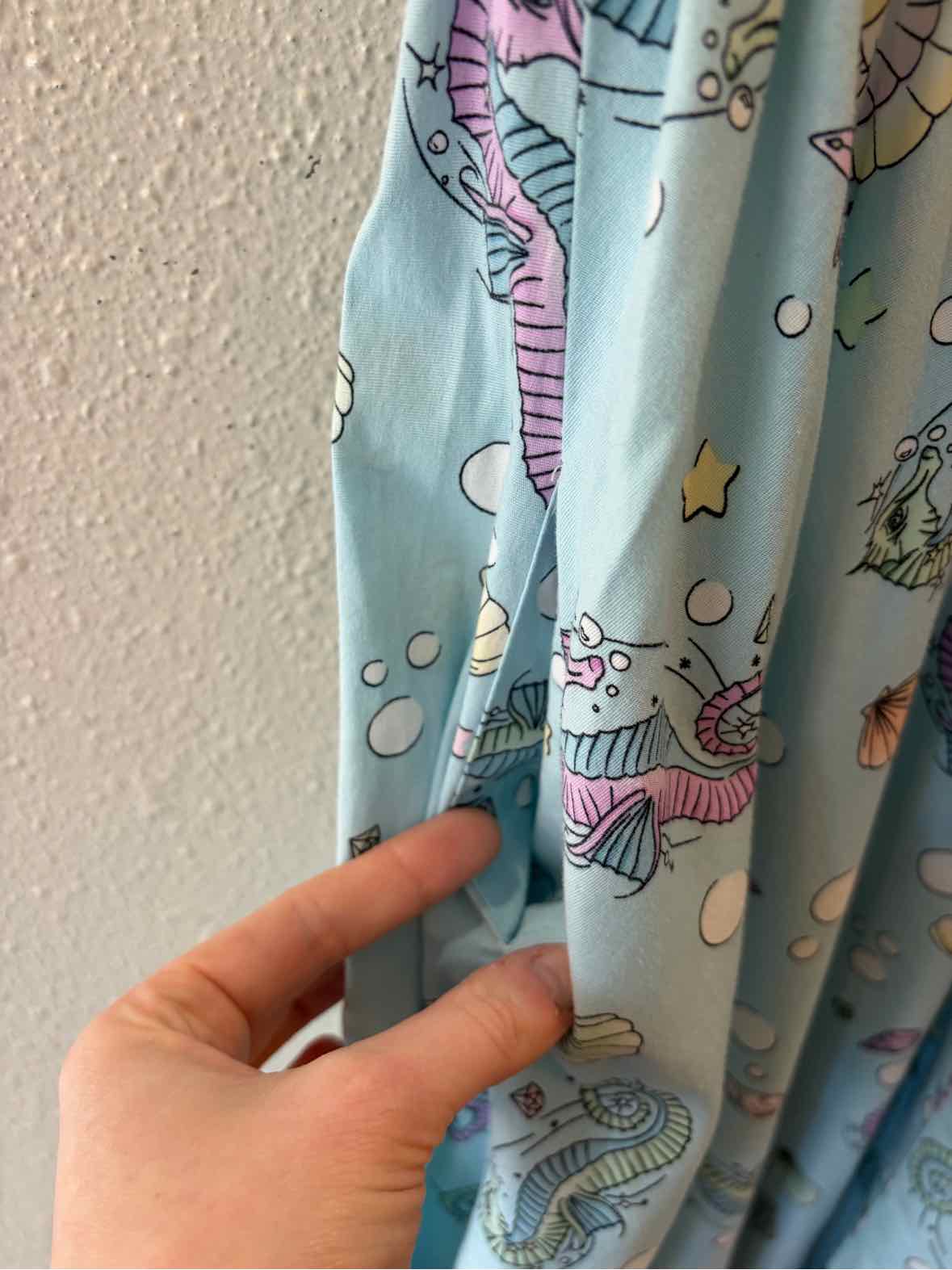 Hell Bunny Aqua Multi Size M Dress