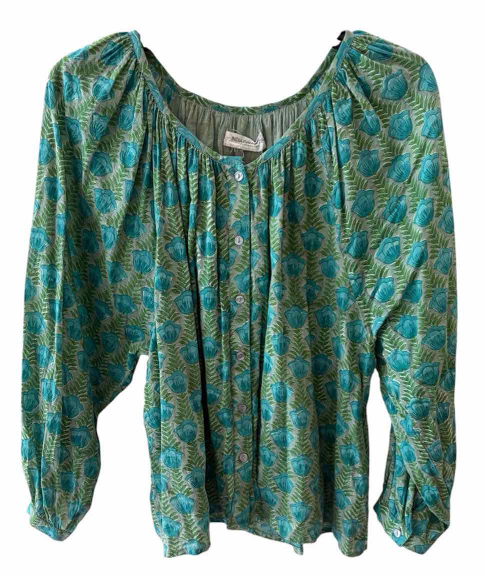 India Collection Emerson Fry Seafoam Size No Label Shirt