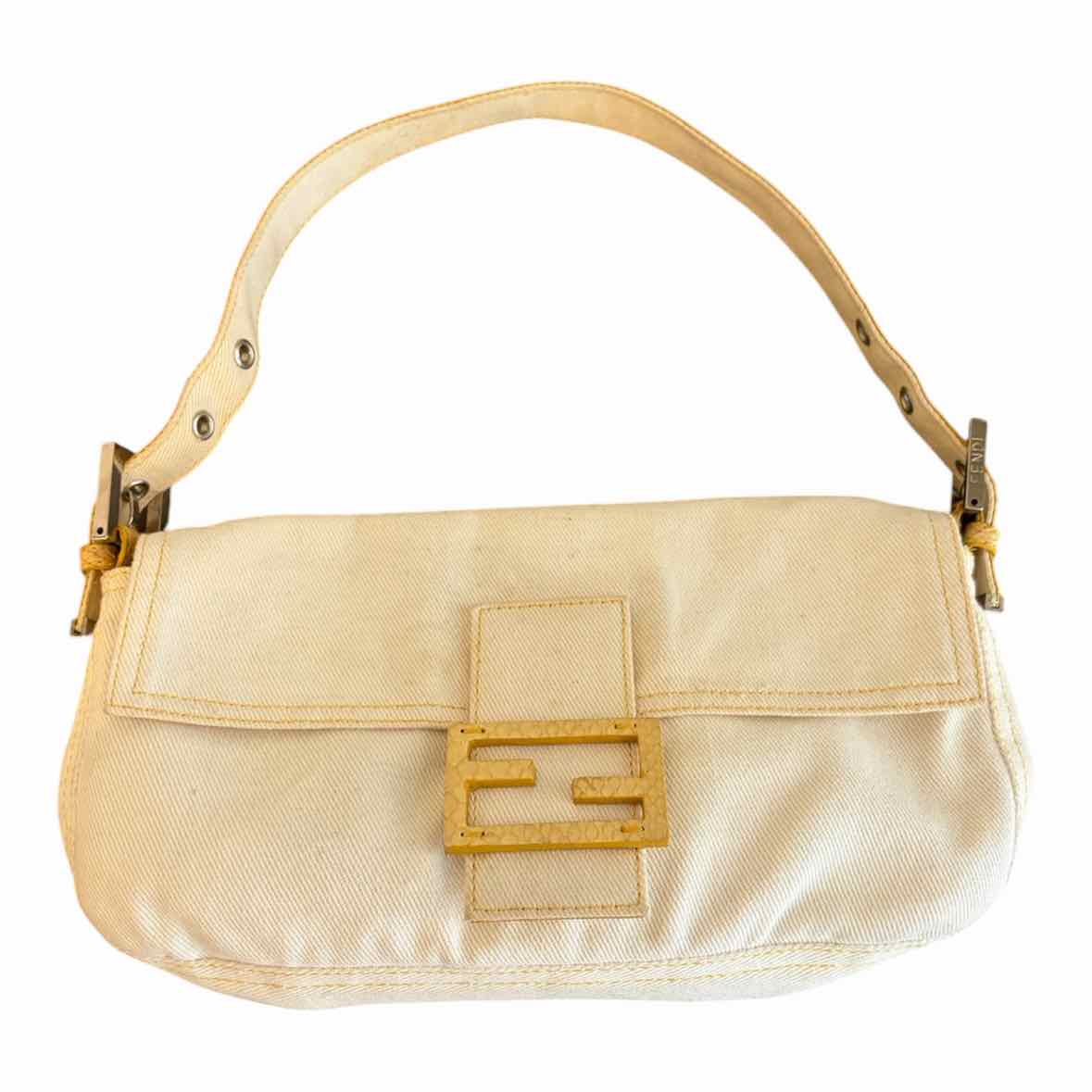 Fendi White Handbag