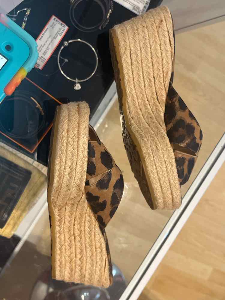 Jimmy Choo beige and leopard print Size 37 Shoes