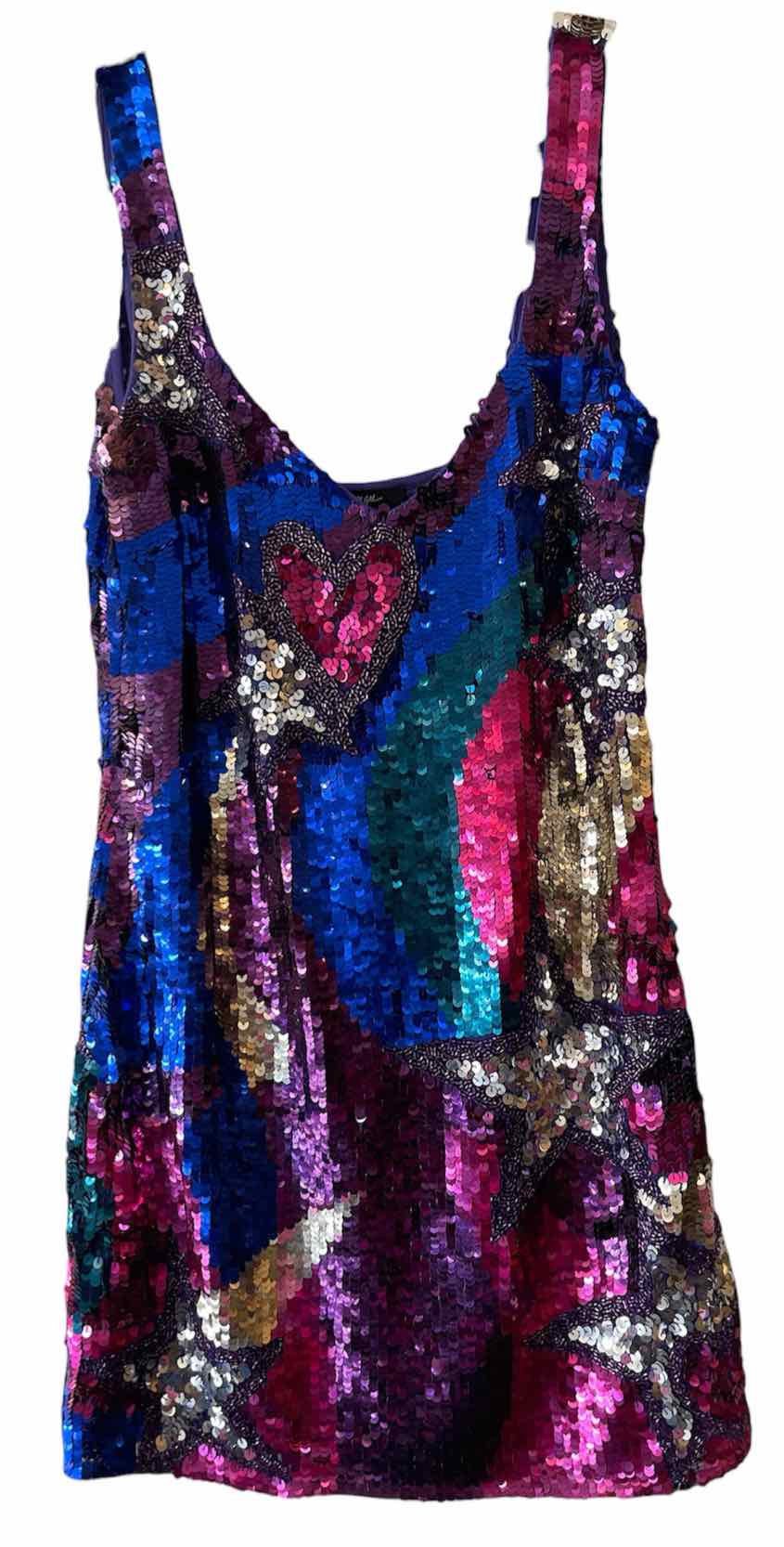 Nasty Gal Purple Multi Size 2 Dress