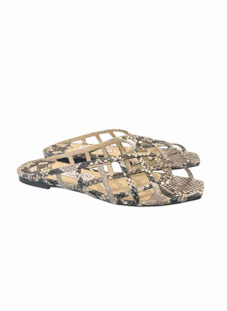 Jimmy Choo Snake Print Size 37 Shoes