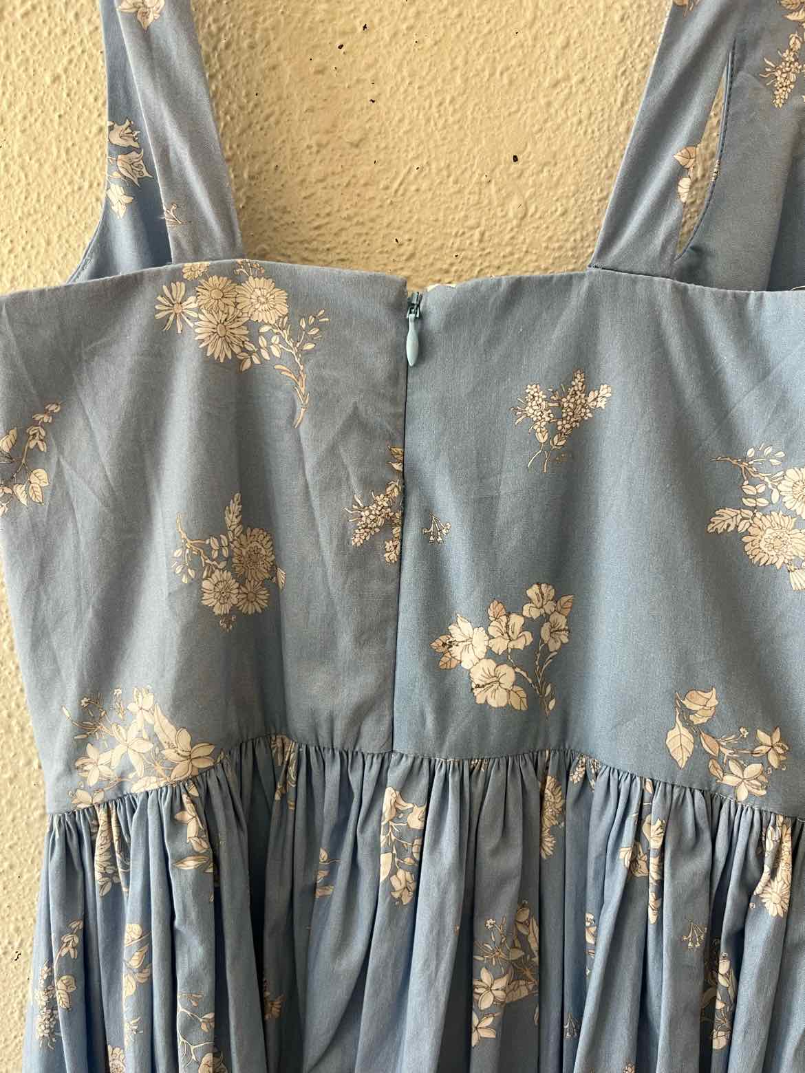 Coco Shop Light Blue Multi Size S Dress