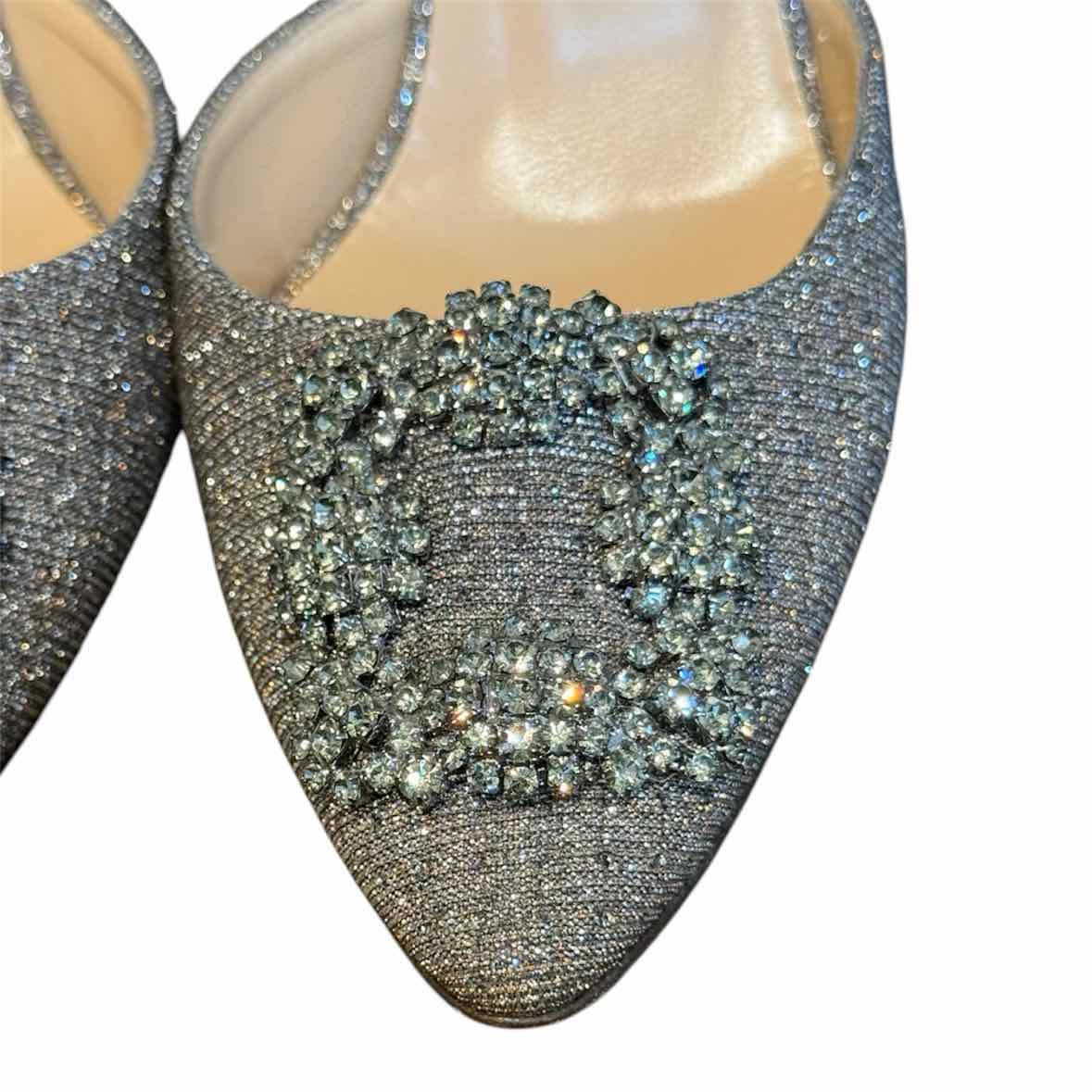 Manolo Blahnik Silver multi Size 38.5 Shoes