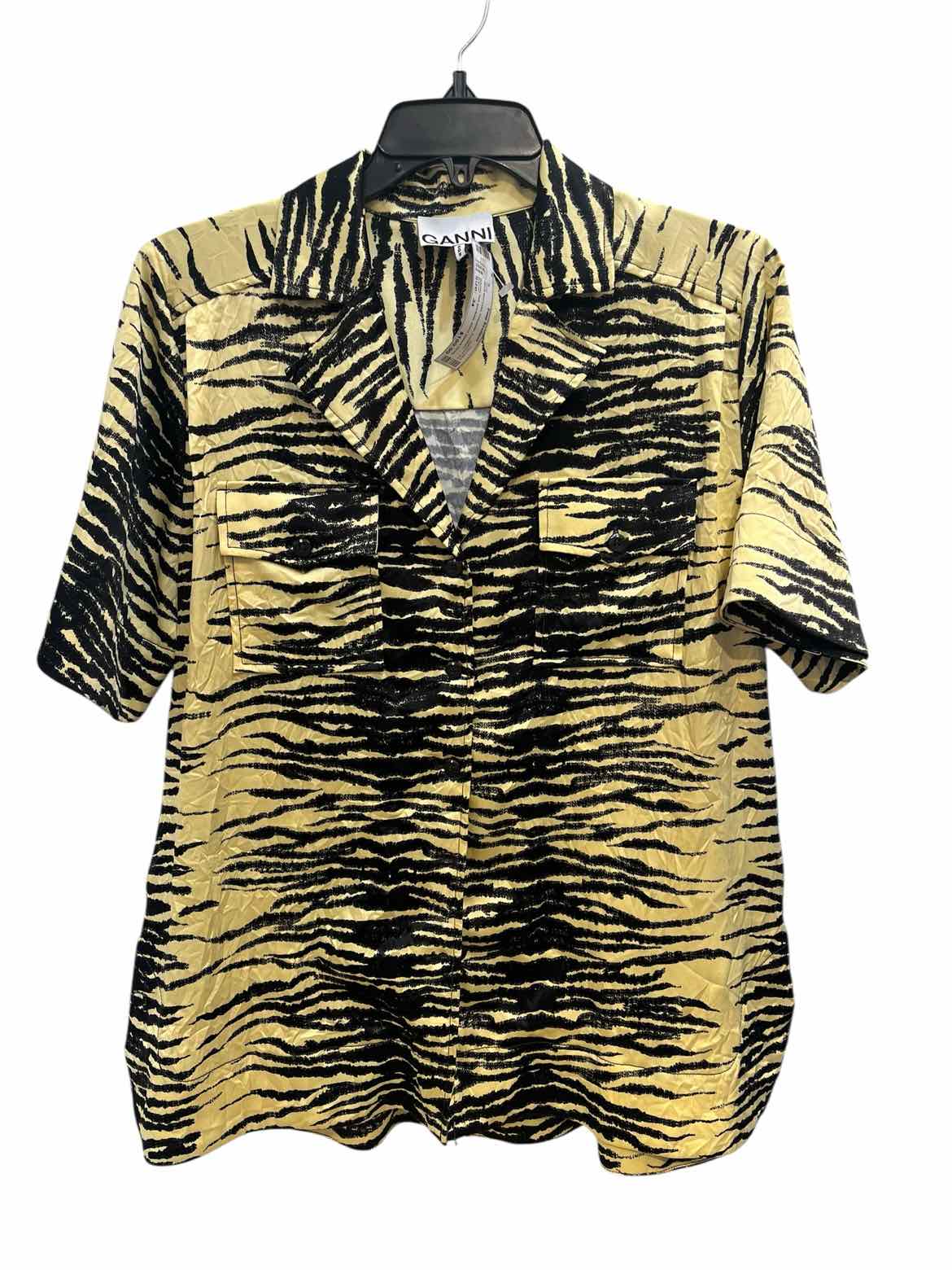 Gianni Black and Gold Size 34 Shirt