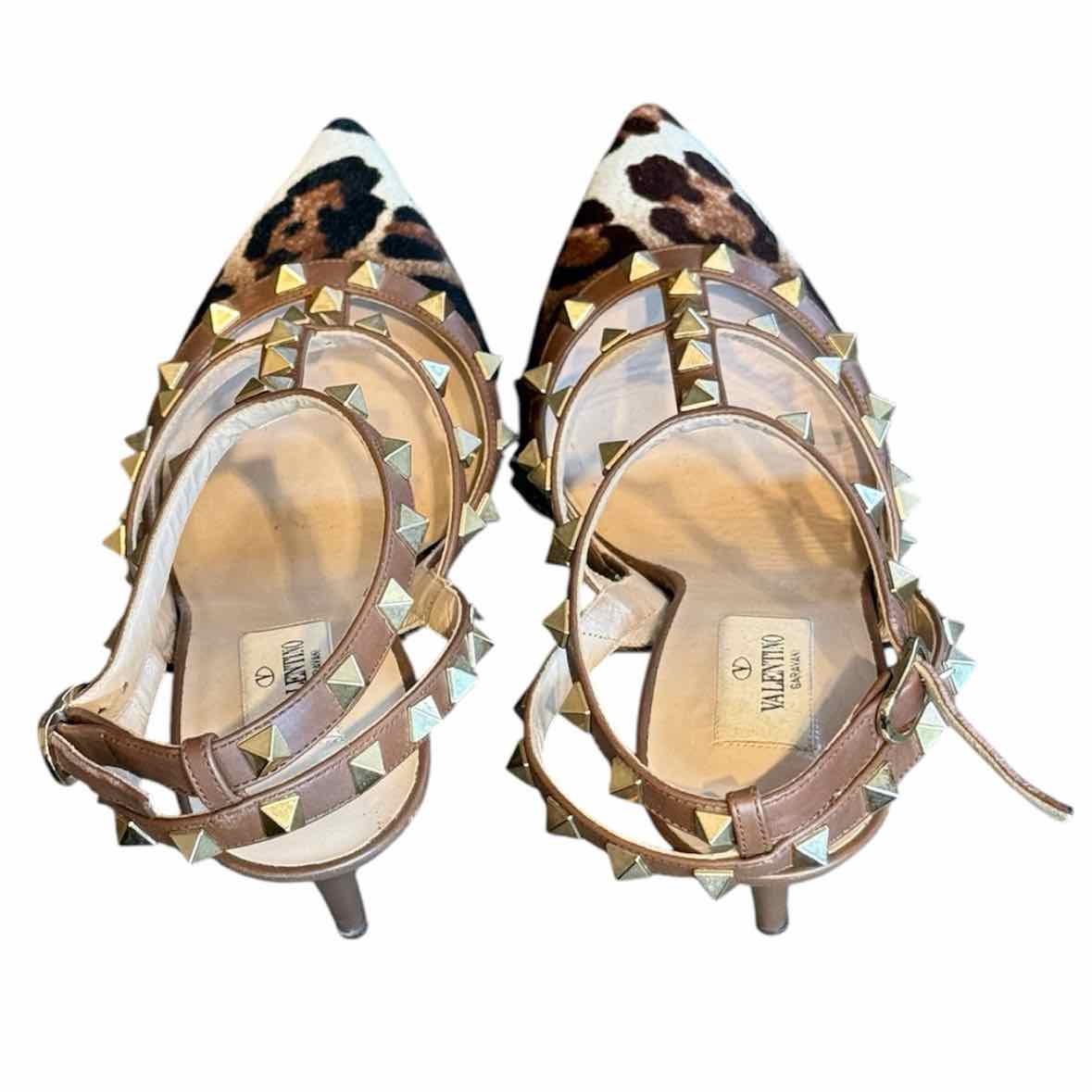 Valentino Brown and Tan Size 39 Shoes
