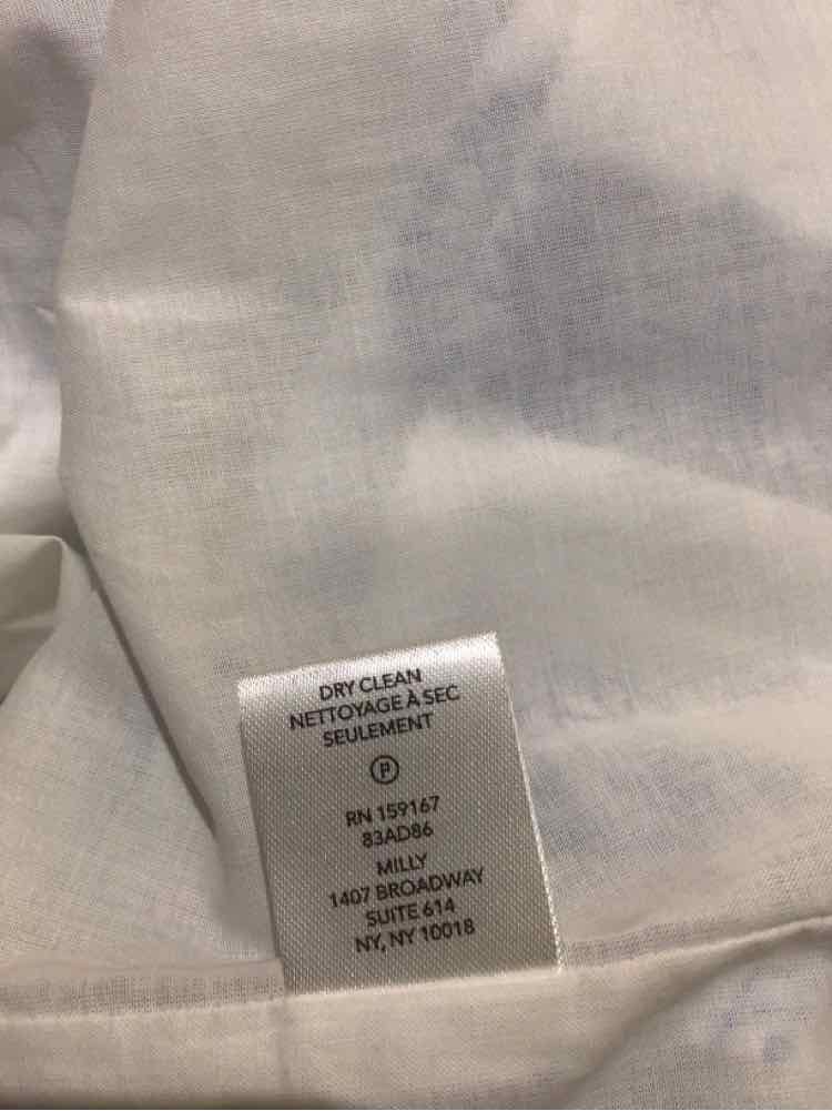 Milly White and Blue Size 2 Dress